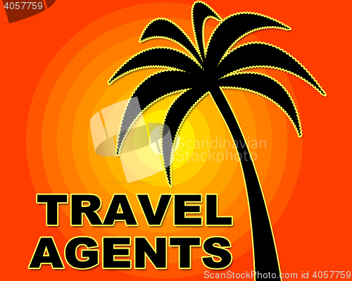 Image of Travel Agents Means Holidays Holiday And Journey