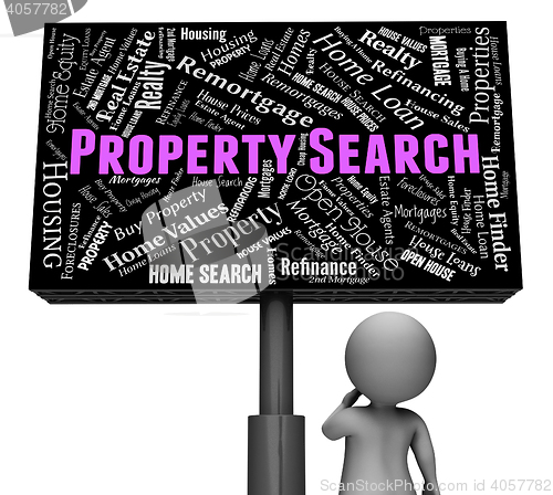 Image of Property Search Represents Real Estate And Apartments