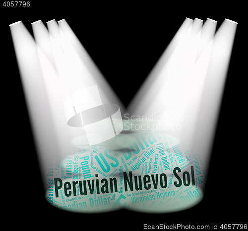 Image of Peruvian Nuevo Sol Indicates Worldwide Trading And Currencies