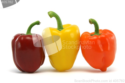 Image of red yellow orange pepper