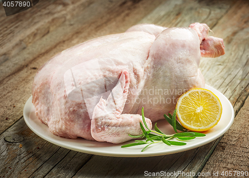 Image of whole raw chicken