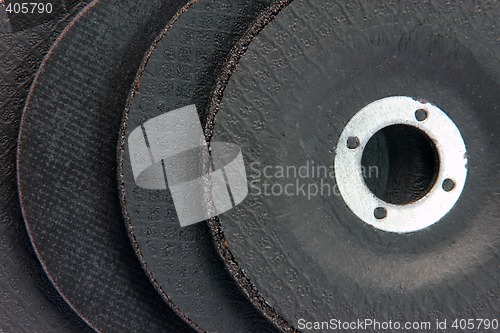 Image of cutting wheels background