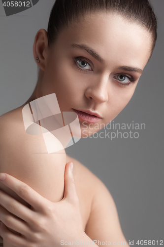 Image of Beautiful Girl face. Perfect skin