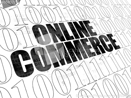 Image of Finance concept: Online Commerce on Digital background