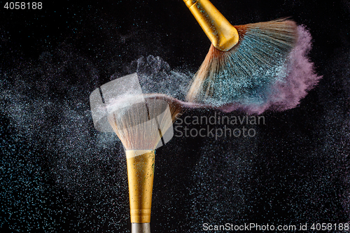 Image of Cosmetical splash from the special brushes