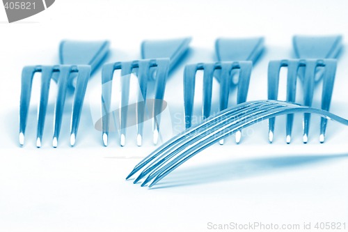 Image of detail forks