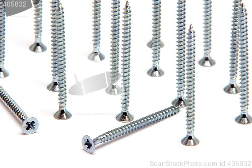 Image of screws texture