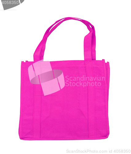 Image of Pink cotton bag 