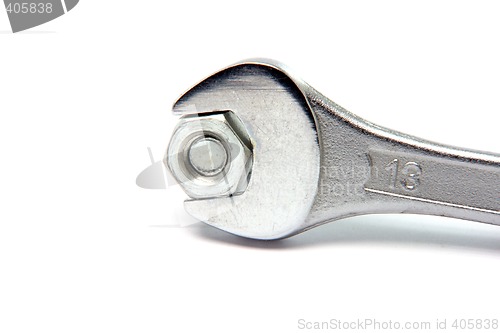 Image of wrench and bolt