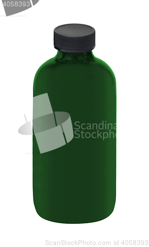 Image of Medicine bottle isolated