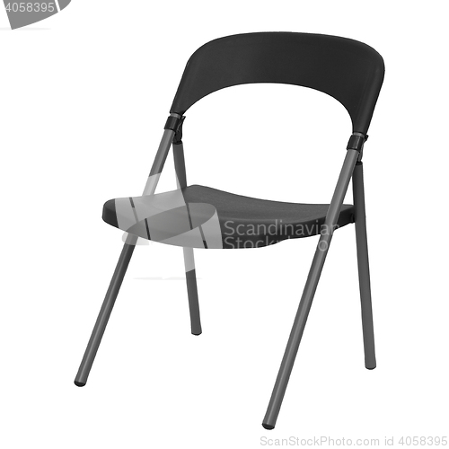 Image of plastic chair on white background