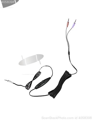 Image of cables for multimedia