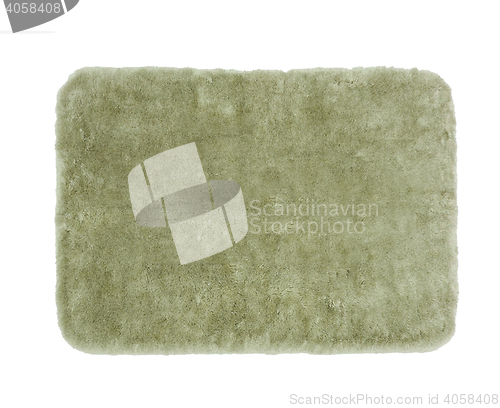 Image of Green bath rug