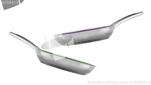 Image of two fryer pans