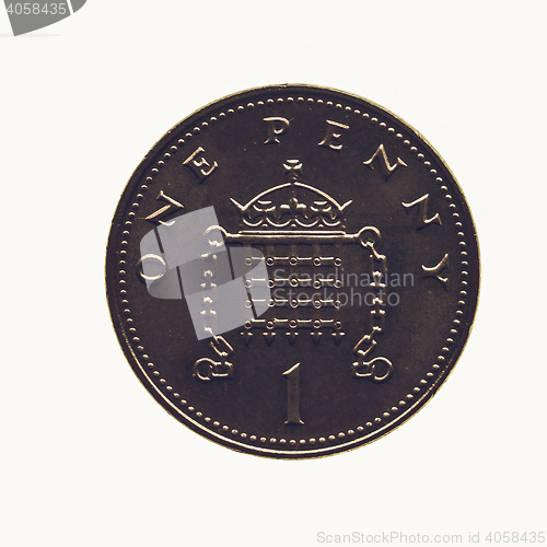 Image of Vintage Coin isolated