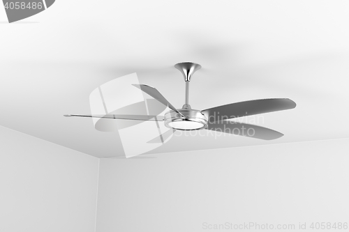 Image of Silver ceiling fan