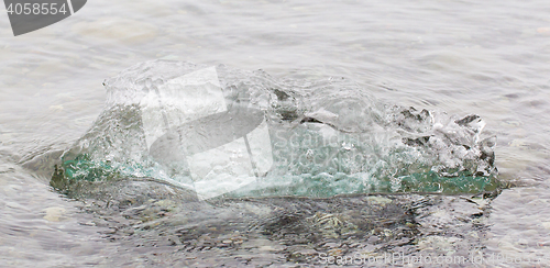 Image of Close-up of melting ice in Jokulsarlon - Iceland