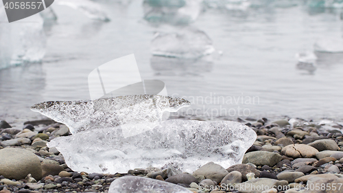 Image of Close-up of melting ice in Jokulsarlon - Iceland