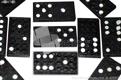 Image of A Display of Dominoes Tiles