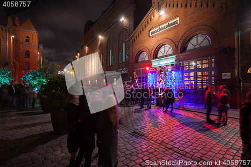 Image of Clubgoers at Maschinenhaus, Berlin