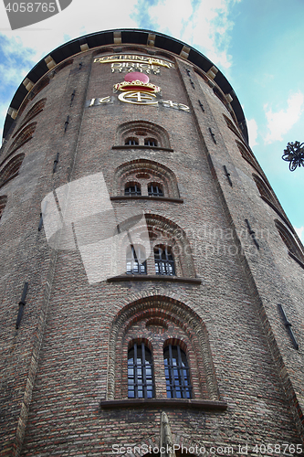 Image of The Rundetaarn (Round Tower) in central Copenhagen, Denmark