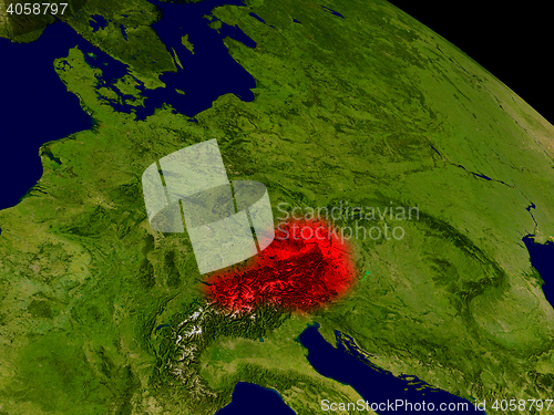 Image of Austria from space