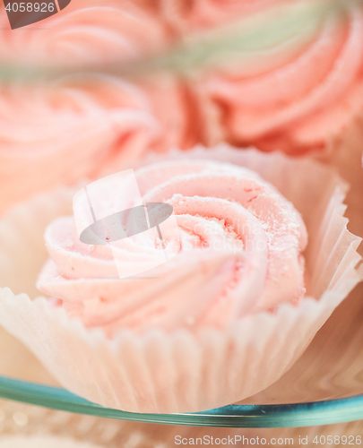 Image of close up of sweet custard dessert on serving tray