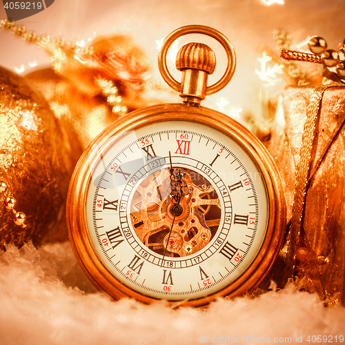 Image of Christmas pocket watch