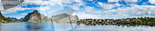 Image of Panorama Lofoten archipelago islands