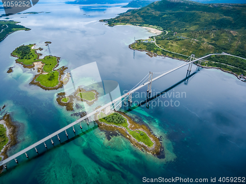 Image of Tjeldsundbrua bridge in Norway