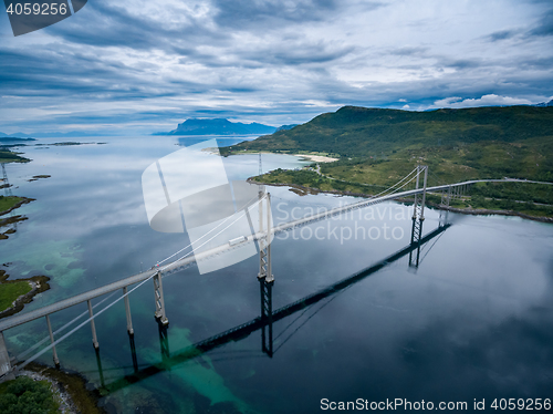 Image of Tjeldsundbrua bridge in Norway