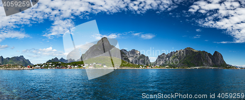 Image of Panorama Lofoten archipelago islands