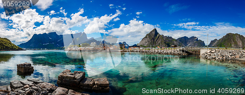 Image of Panorama Lofoten archipelago islands