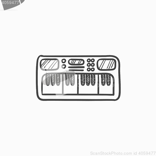 Image of Synthesizer sketch icon.