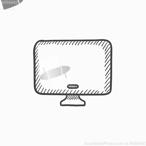 Image of Monitor sketch icon.