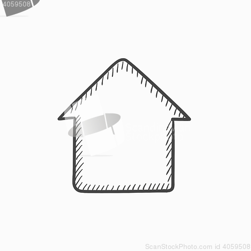 Image of House sketch icon.