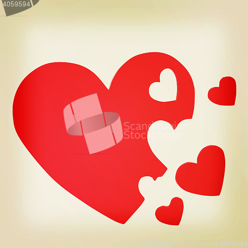 Image of . 3D illustration. Vintage style.