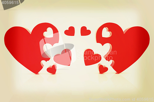 Image of . 3D illustration. Vintage style.