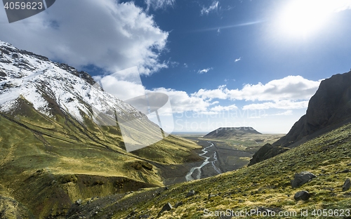 Image of Scenic mountain landscape shot