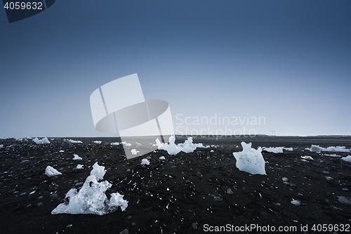 Image of Icebergs at glacier lagoon 