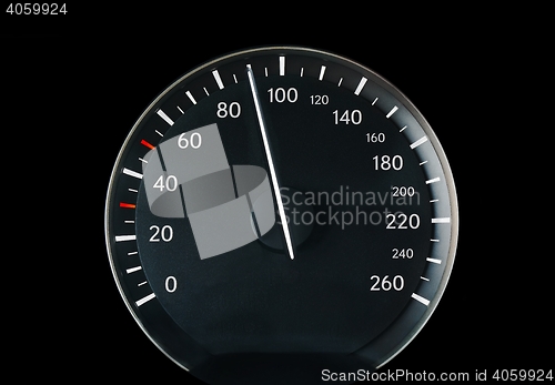 Image of Speedometer of a car