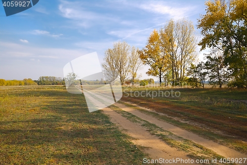 Image of Barren field in the countryside