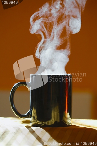 Image of Streamin hot tea cup