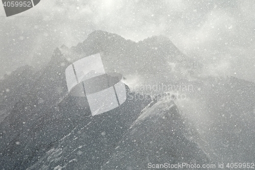 Image of Heavy snowfall in the ALps