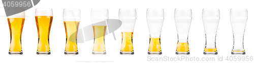 Image of Beer glasses. 