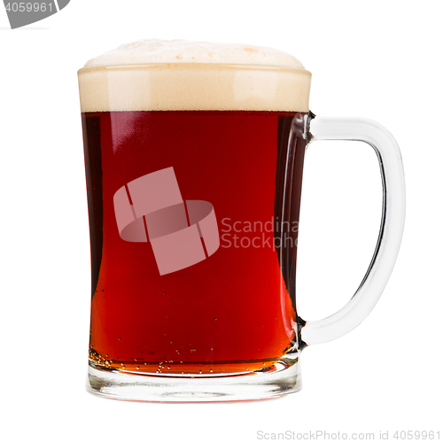 Image of Red beer mug
