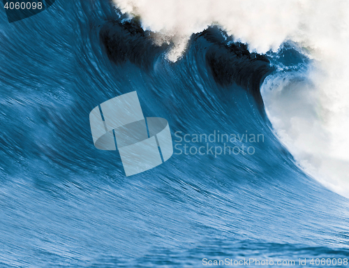 Image of Blue Ocean Wave