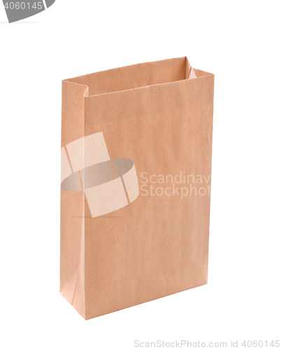 Image of paper bag on white background