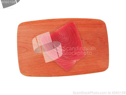 Image of Fillet of salmon isolated