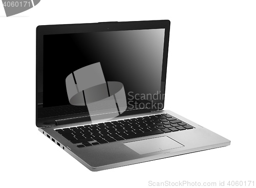 Image of laptop on white baclground